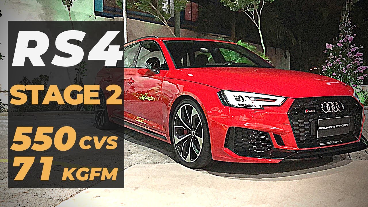 TEST: AUDI RS4 STAGE 2 WITH 550 HP BY PITSTOP & PIROVANI | ApC