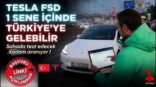 Tesla Fsd 1 Sene Içinde Türkiyeye Gelebilir - Test Operatörü İlanı Ortaya Çıktı