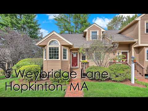 5 Weybridge Lane, Hopkinton, MA home video tour
