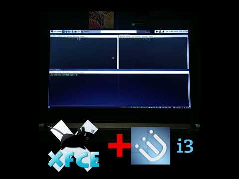 XFCE con i3 WM [Linux Debian 12]