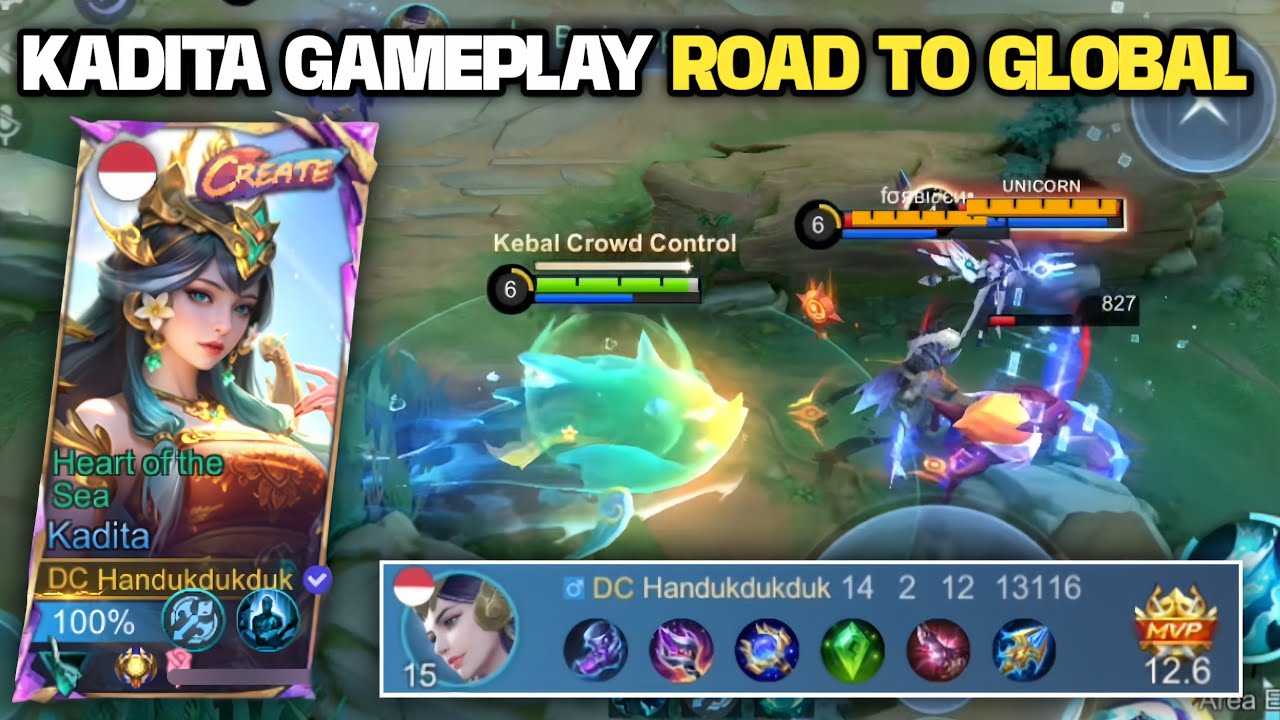 PERFECT GAMEPLAY KADITA ROAD TO GLOBAL!! GINI CARA AUTOWIN PAKE KADITA, DIDIKAN GIL4K SANZ!!