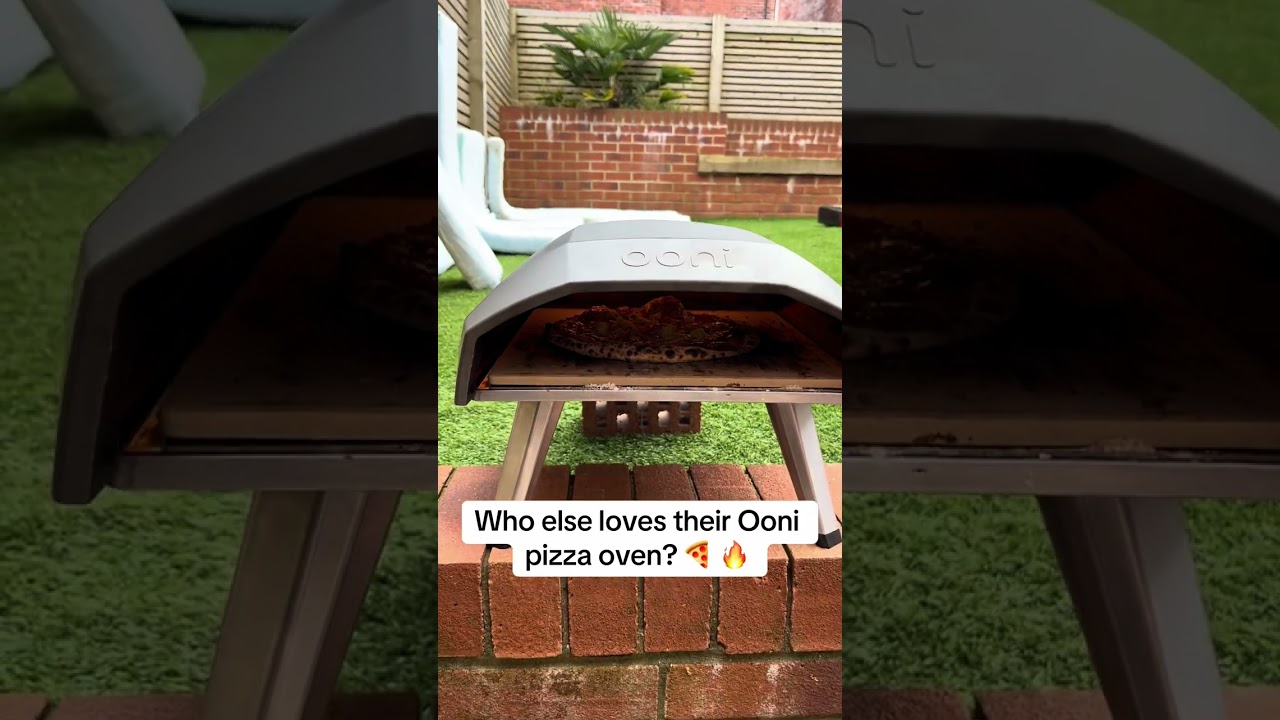 Delicious homemade pizza with ooni oven 