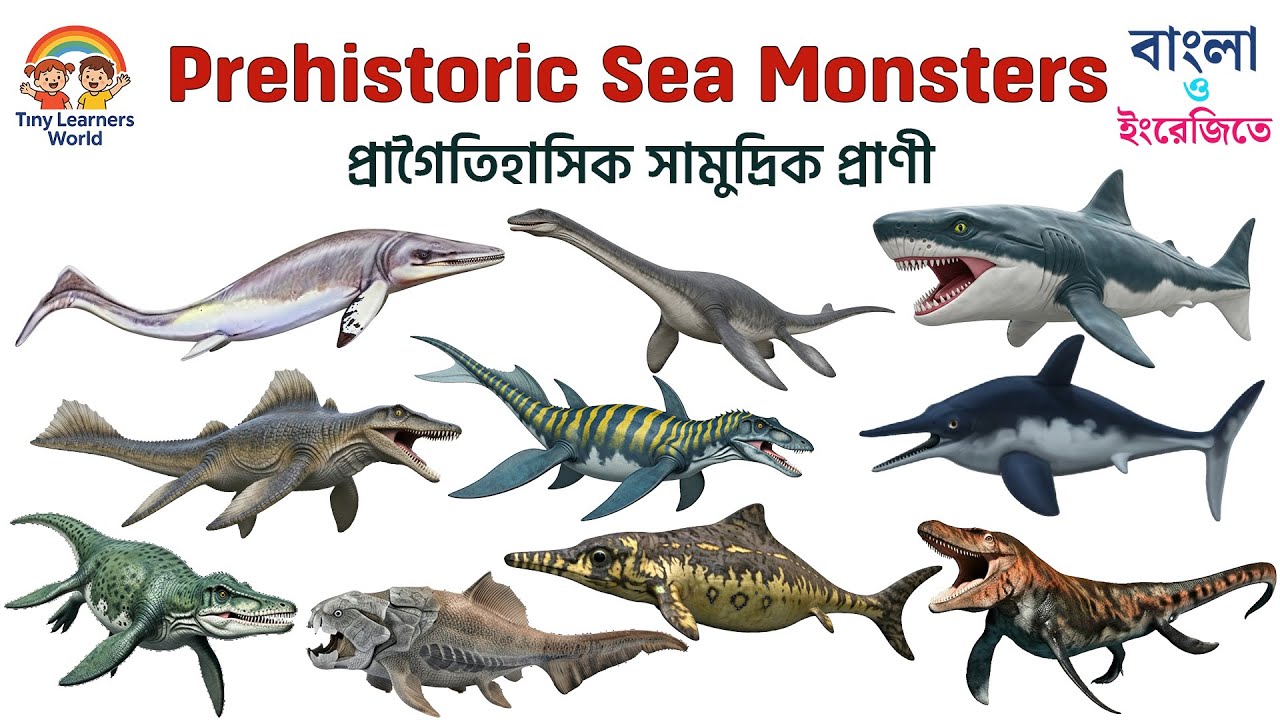 প্রাগৈতিহাসিক সামুদ্রিক প্রাণী | Prehistoric Sea Monsters | ১০টি প্রাচীন সামুদ্রিক দানব