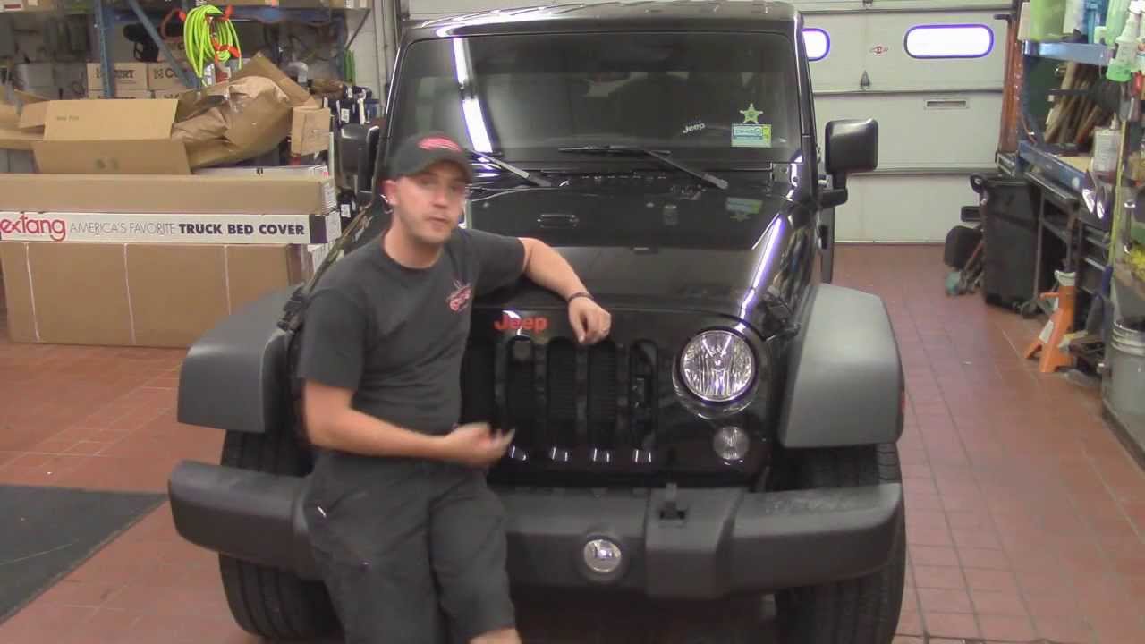 Bolt Lock Jeep JK Hood Lock Uses Your Ignition Key