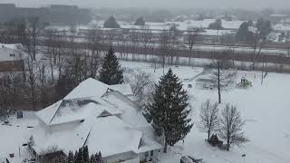 Snowfall Silence | Troy, Michigan,  Winter Drone Shots. 25th Jan 2026