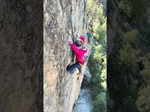 Sasha DiGiulian Sends "If 6 was 9," 5.14-, Poudre Canyon