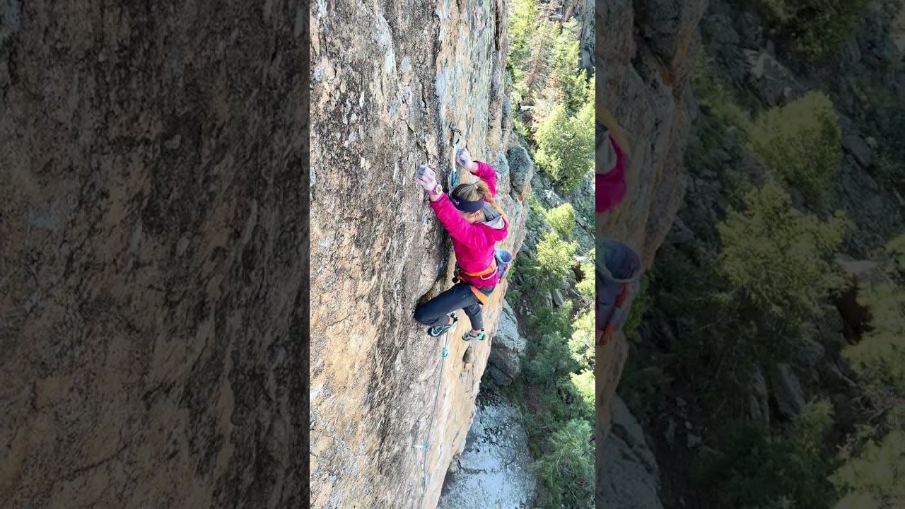Sasha DiGiulian Sends "If 6 was 9," 5.14-, Poudre Canyon