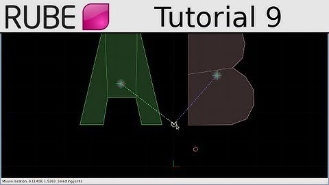RUBE editor tutorial 9/18 - Editing joints