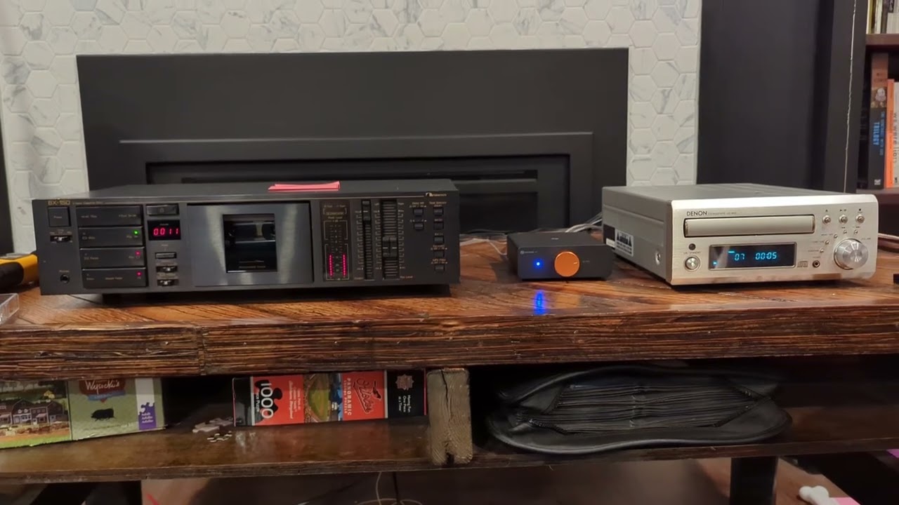 Nakamichi BX-150 and Fosi V3 OPA2134 Demo! - YouTube