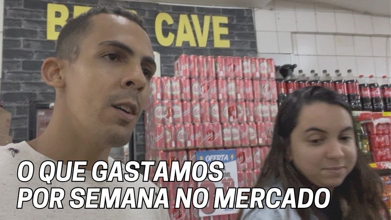 ALMOÇO EM CASA E COMPRAS NO SUPERMERCADO