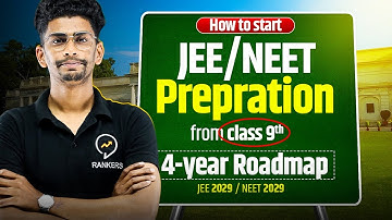 How to start JEE / NEET preparation from class 9th | 4-year Roadmap | JEE 2029 | NEET 2029
