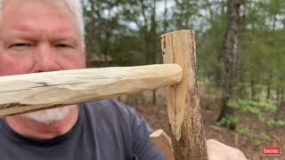 Bow Drill, Virginia Pine, Freshly Found, 18mph Wind