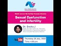 Sexual Dysfunction &amp; Infertility | Dr.Sneha J | NU FERTILITY | LIVE