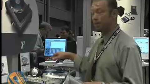 Numark X2 hybrid turntable demo video, Summer NAMM 2006