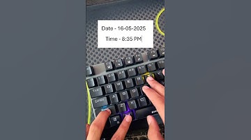 Windows Shortcuts | Date & Time Shortcut Keys #computereducation #shorts #keyboard