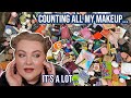 Counting ALL My Makeup... Beginning of 2020 vs End of Year! // Makeup Inventory 2020