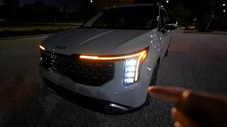 AT NIGHT: 2025 KIA Carnival Hybrid SX Prestige -- Night Review and Night Drive