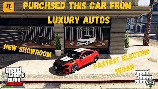 Buying the Fastest EV Sedan from Luxury Autos Dealership GTA V Online