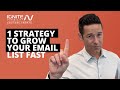 #Shorts: 1 Strategy to Grow Your Email List Fast