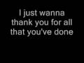 Jay Sean - Thank you (lyric)