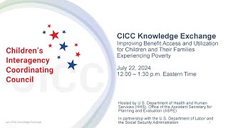 CICC: Improving Benefit Access and Utilization for Children and Their Families Experiencing Poverty