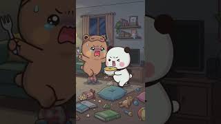 Untitled #animation #trendingshorts #cartoon #bubududu #ai #cute #food #trending