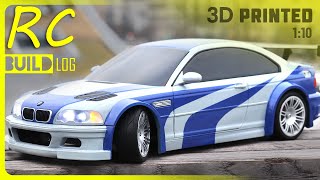 RC BMW M3 GTR from NFS | 3D-printed Car with Chassis