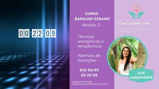 LIVE inaugural Curso de Baralho Cigano Nível II