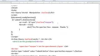 HASCLASS METHOD IN JQUERY DEMO