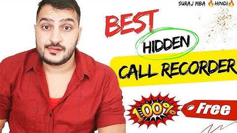 🔥 Free Hidden Call Recorder App 🔥 | Auto Call Recording | Setup & Hide Guide | Suraj MBA