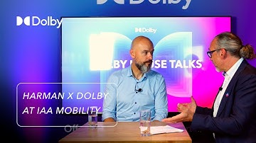 The Future of Car Audio with Dolby & Harman | Dolby House Talks during IAA MOBILITY 2025