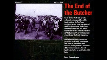 Commandos 1- Behind Enemy Lines - Mission 15: The End of the Butcher - Assassinate general