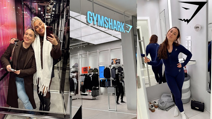 SHOPPEN IN LONDON!🛍️🤩 GYMSHARK STORE!🏋️PASHOKJES !❤️