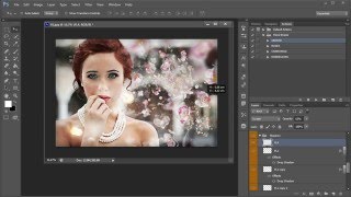 Floral Breeze Photoshop Action Tutorial screenshot 1