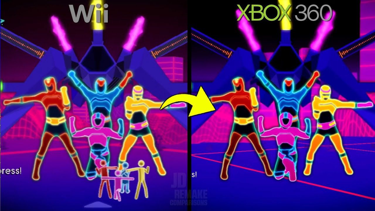 Wii VS Xbox - SPECTRONIZER | JUST DANCE COMPARISON