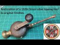 Restoration of antique Sioux Albertson &amp; Co. Valve grinding tool with Electroplating and Japanning