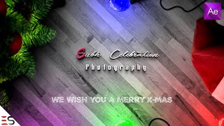 Free - Christmas Lights Logo Reveal | Free Download After Effects Template