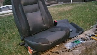 Replaced the front seat skins from Swedish Car Parts on my 1995 Volvo 850 T-5R. - HOWR