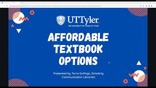 Affordable Textbook Options