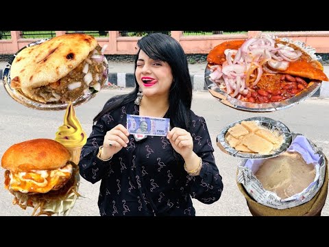 Living on Rs 100 for 24 HOURS Challenge | Jammu Food Challenge