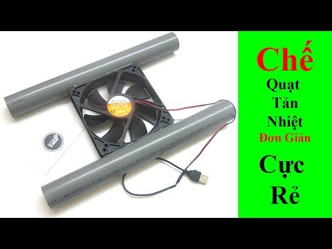 Video Chế quạt tản nhiệt Laptop với ống nhựa PVC - Chế quạt... - youtube