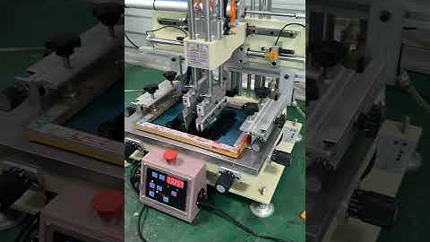 Non-woven handbag screen printing machine, fabric leather printing machine manufacturer丝印机，移印机，丝网印刷机