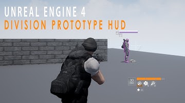 Unreal Engine 4 The Division Prototype HUD