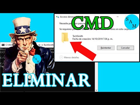 Video: Cómo Eliminar Una Carpeta Con Un Error