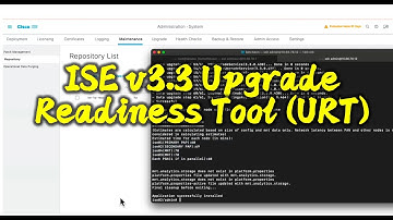 ISE v3.3 Upgrade Readiness Tool (URT) and Self Health Check