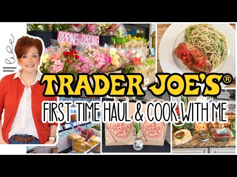 TRADER JOE'S HAUL First Timer Haul + Awesome Recipes ?