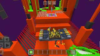 Trying out glitch runner: infinite parkour | minecraft bedrock edition