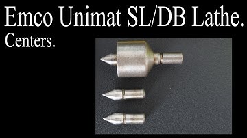 Emco Unimat SL Lathe - Centers.