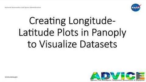 Visualizing Data Using Panoply: Longitude-Latitude Plots