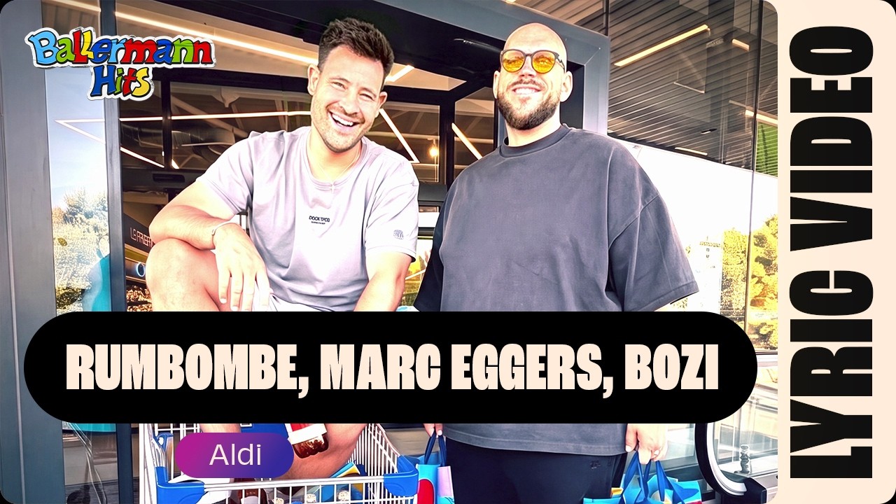 Rumbombe, Marc Eggers, bozi - ALDI (Offizielles Lyric Video) auf YouTube ansehen Rumbombe, Marc Eggers, bozi - ALDI (Offizielles Lyric Video) auf YouTube ansehen